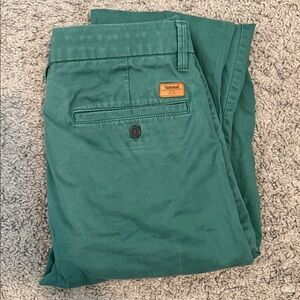 Timberland Men's Forest Green Chinos